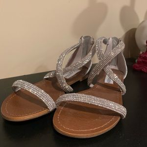 Sparkly, Steve Madden sandals!